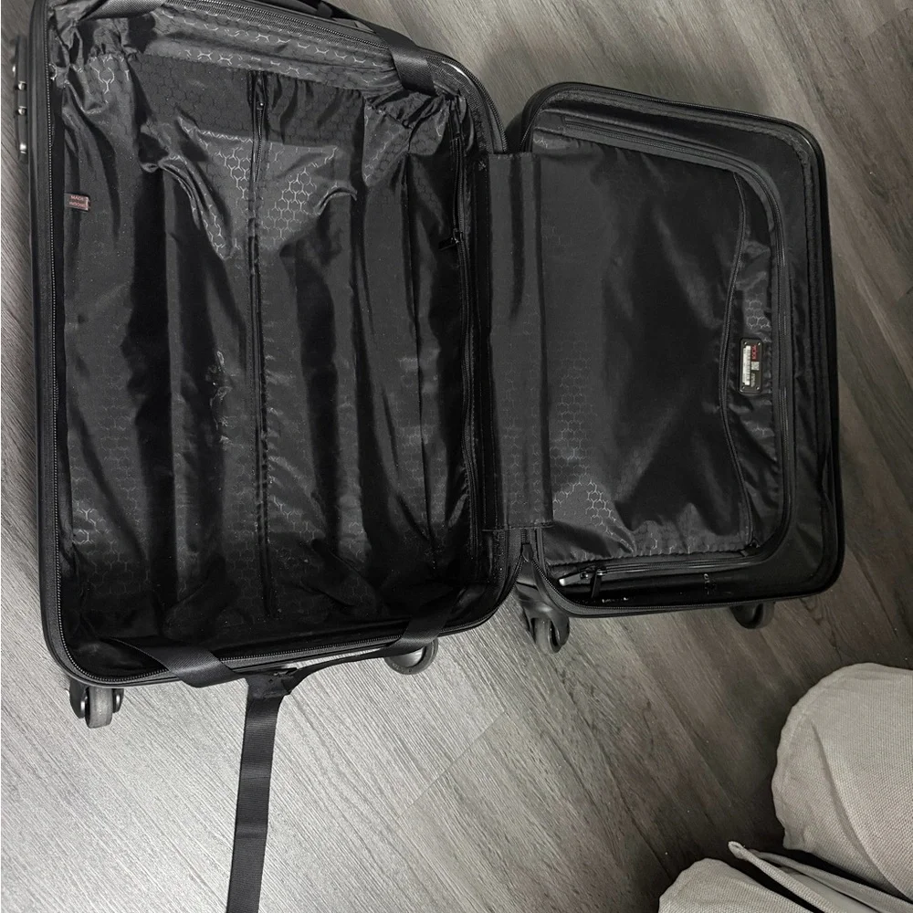 Tumi Black Textured Hardside Carry-On